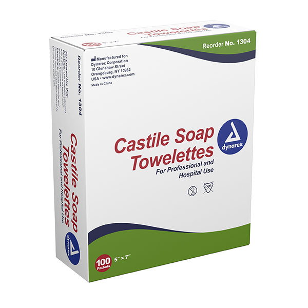 Castile Soap Towelettes Dynarex