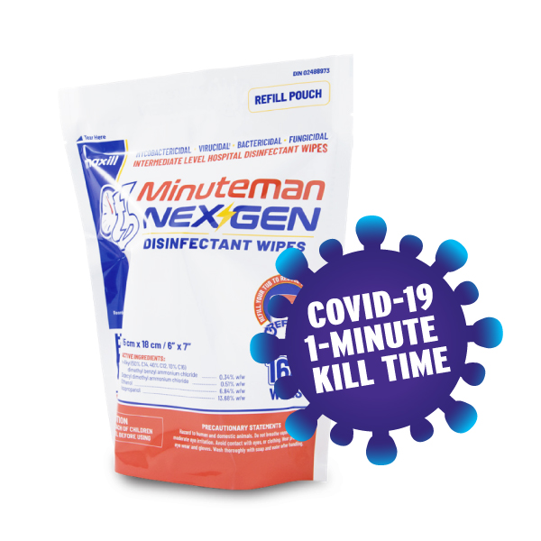 tb Minuteman Nex Gen Disinfectant wipes