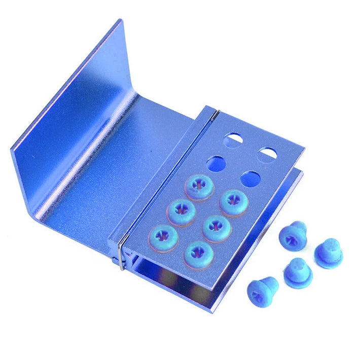 Bloc porte-fraise 10 trous a/silicone