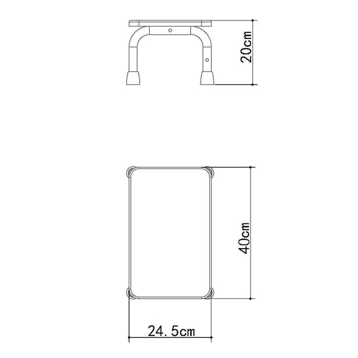 Stainless steel step-stool