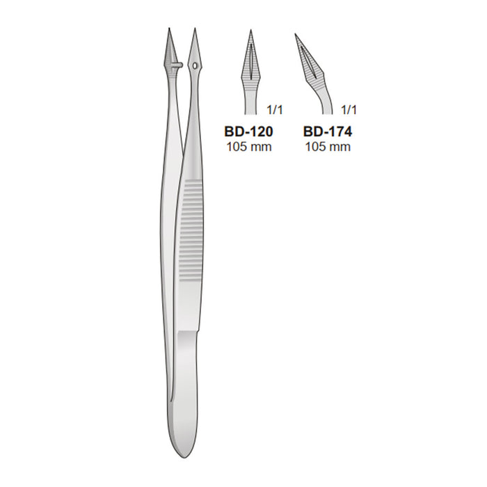 Splinter forceps hunter curved 10.5cm