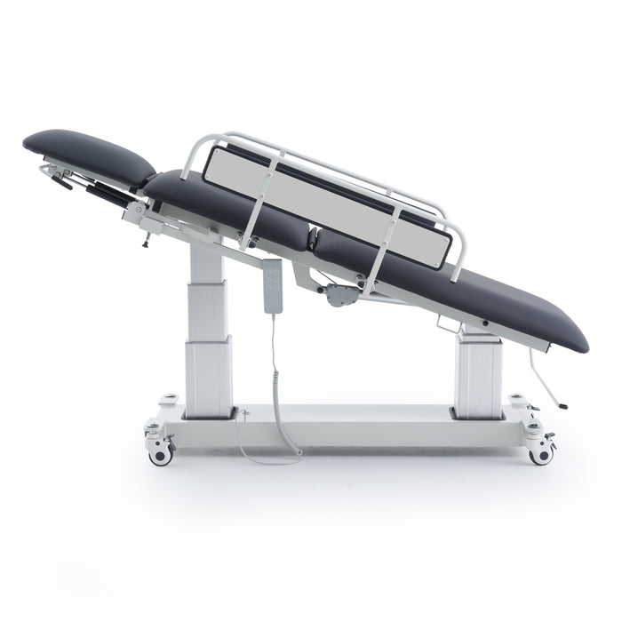 Multi-use imaging power table with 3-section top