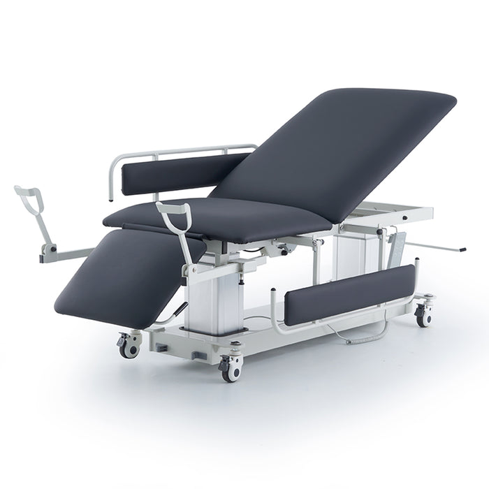 Multi-use imaging power table with 3-section top