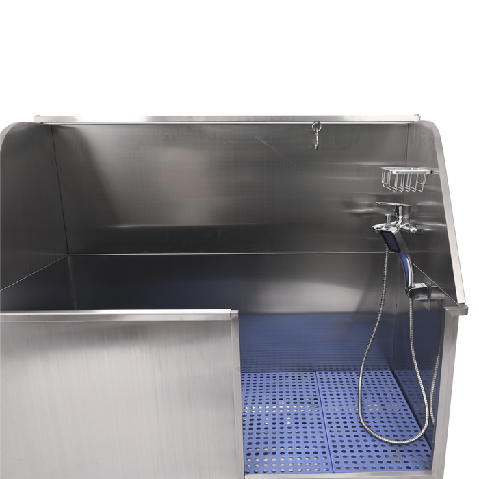 Coinfycare elevating pet grooming bath tub, Graphite frame