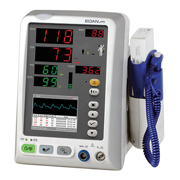 Edan M3A vital sign monitor NIBP, SpO2, temperature