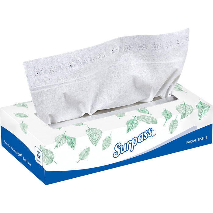 Surpass facial tissue 2 ply 100 sheets, 30 un
