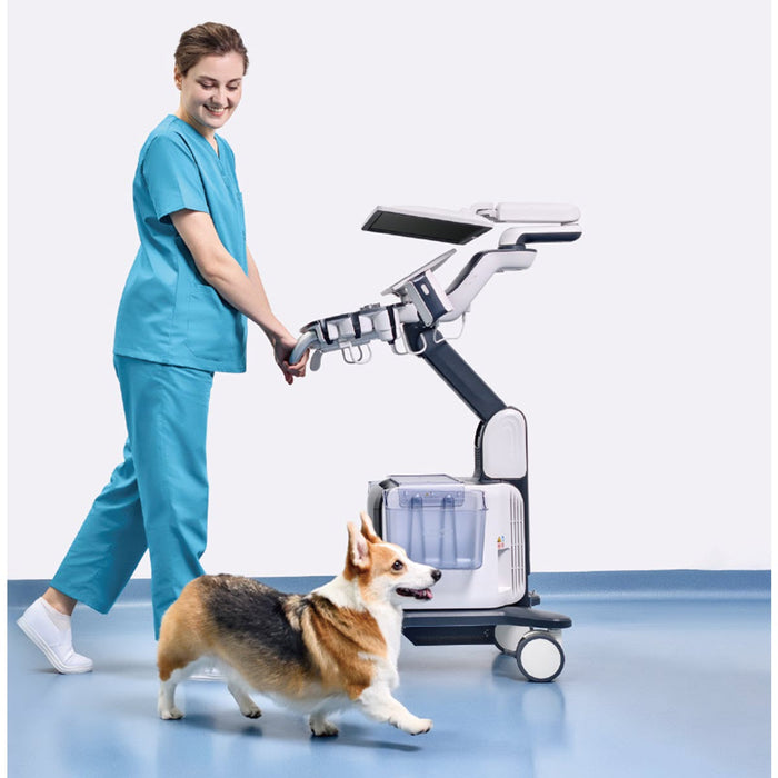 Vetus 50 de Mindray, système d’échographie diagnostique vétérinaire avec module de batterie intégré