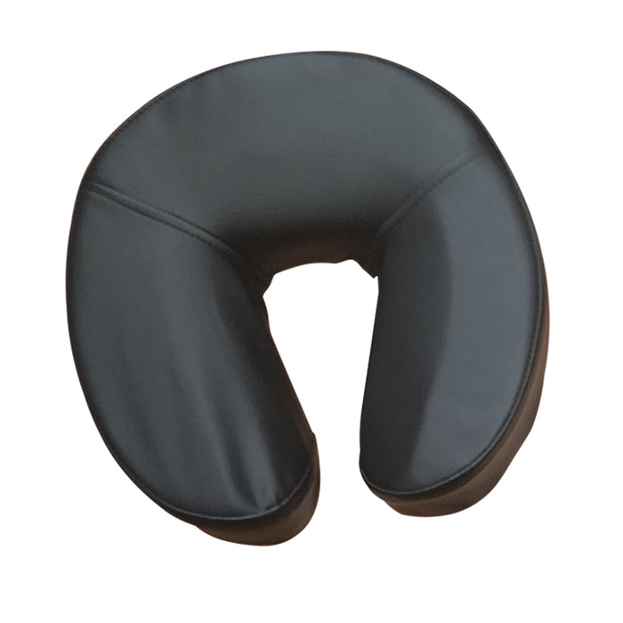 Ensemble appui-tête, coussin croissant et appui-bras pour table de massage, noir