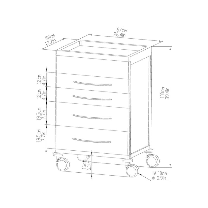 Chariot d'urgence Coinfycare