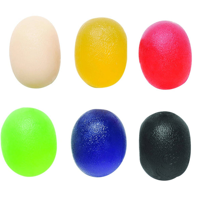 Balle à main CanDo en gel cylindrique large