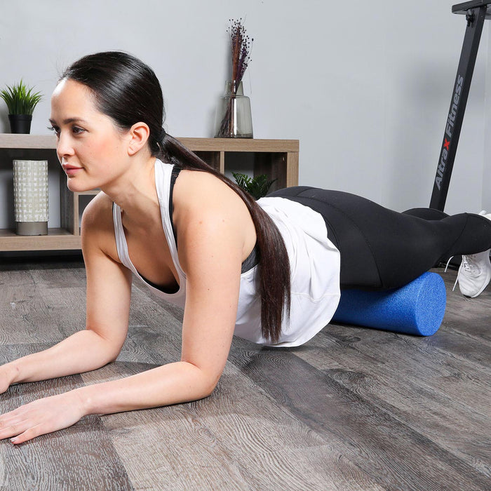 Blue foam rolls