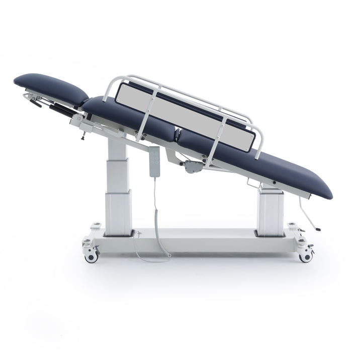 Multi-use imaging power table with 3-section top