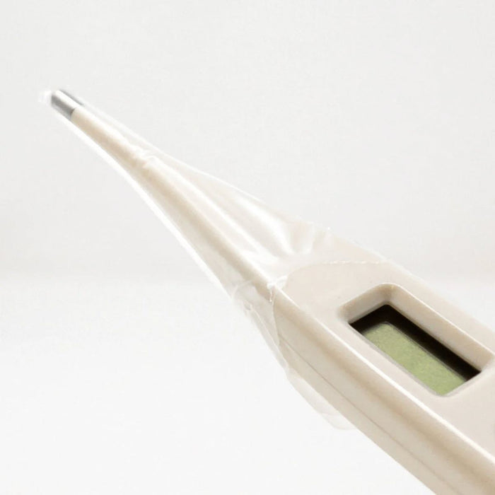 Plastic disposable probe cover for digital thermometer, 100 un