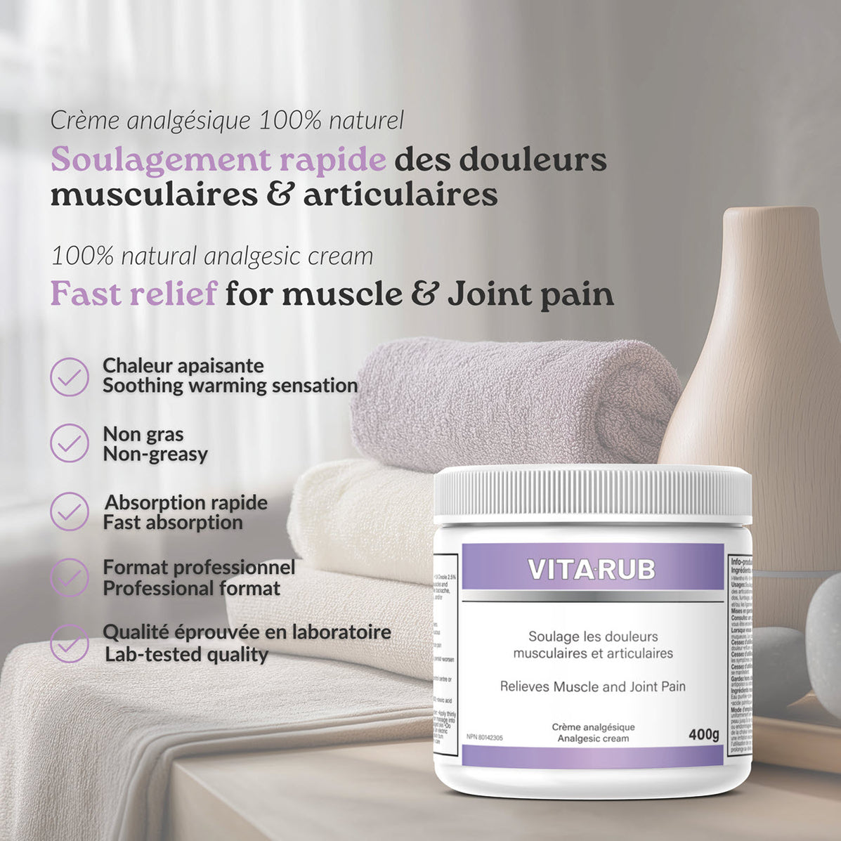 Pain relief ointment Vitarub — MTM - Médical Tronik