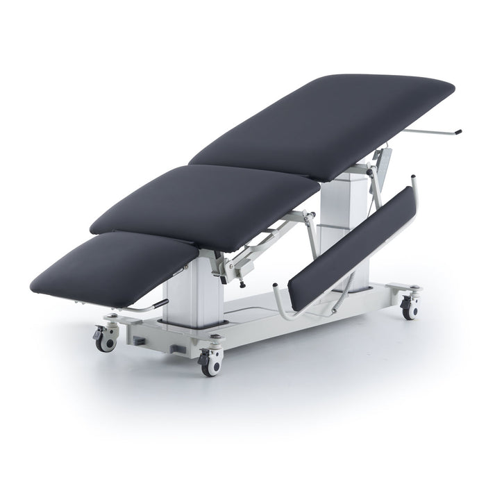 Multi-use imaging power table with 3-section top