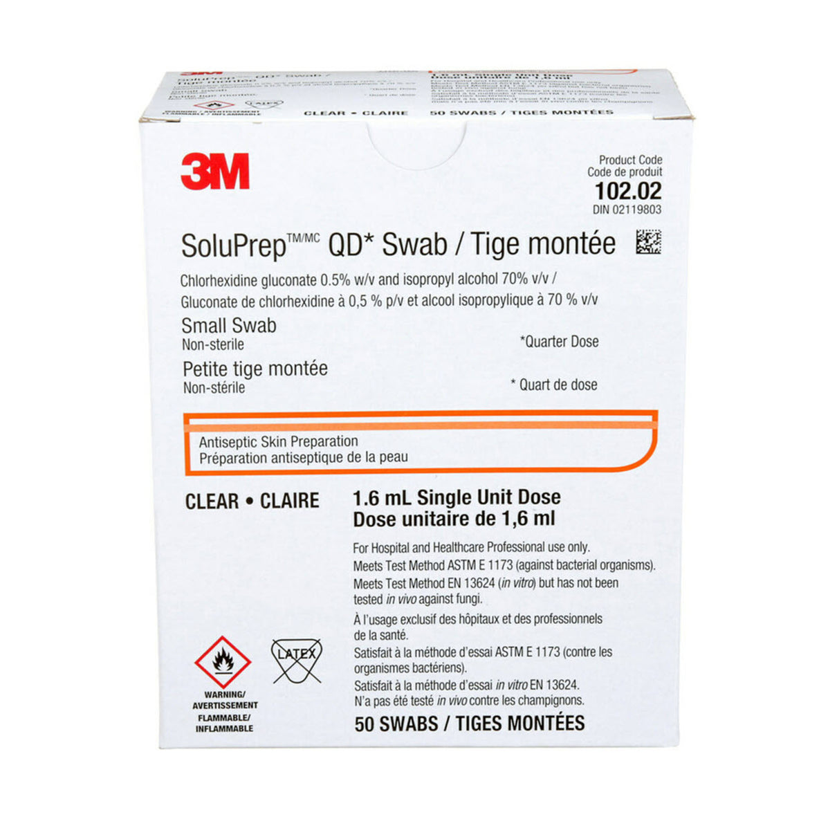 SoluPrep™ 3M™ QD Swab — MTM - Médical Tronik