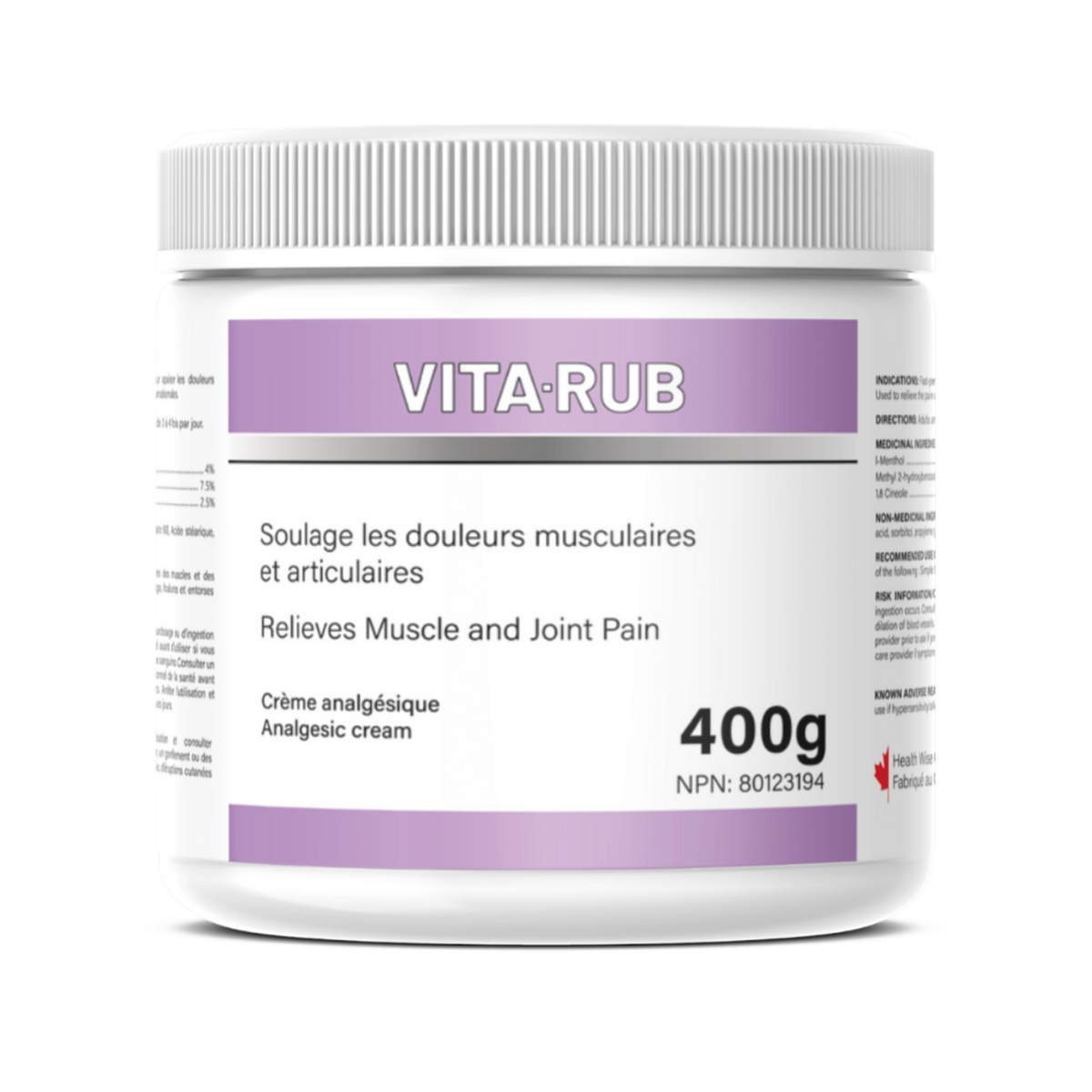 Pain relief ointment Vitarub — MTM - Médical Tronik