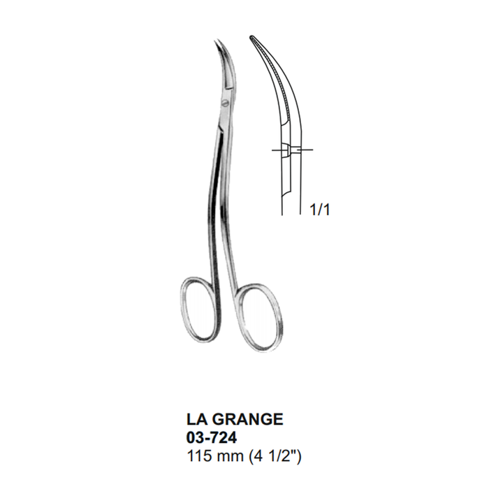 La Grange curved handle scissors