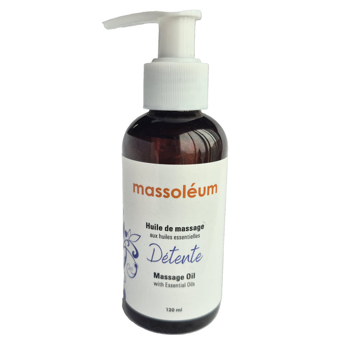 Massage Oil with Essential Oils "Détente" 120 ml (4.06 oz fl US)