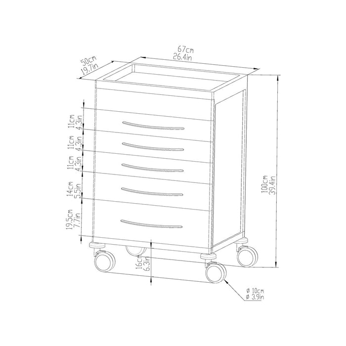 Chariot d'urgence Coinfycare