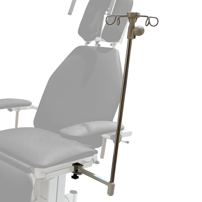 Tige à soluté à hauteur ajustable, 4 crochets, pour table CoinfyCare EPT4410
