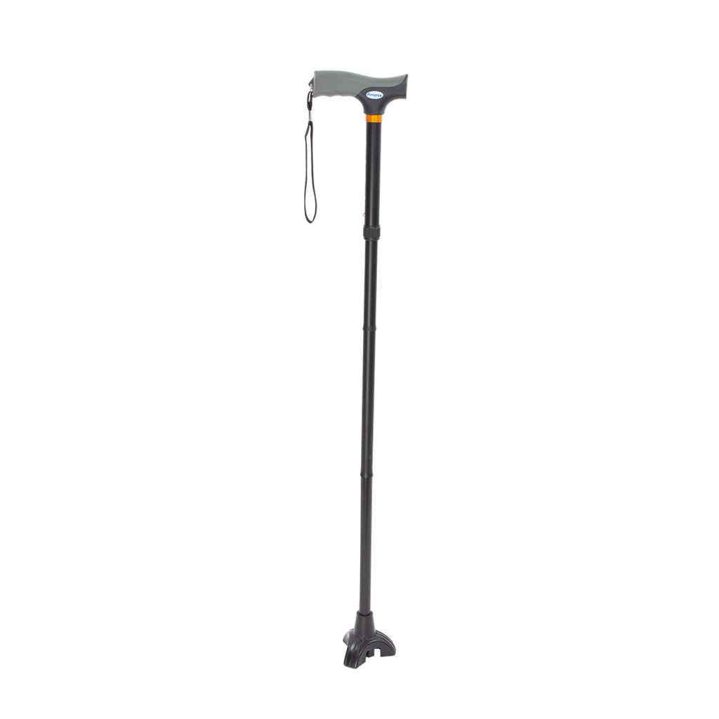 Dynarex adjustable height tripod cane with rubber tips — MTM