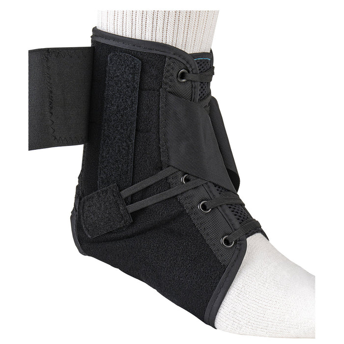 ASO® Speed Lacer II Black Ankle Stabilizer with Stays
