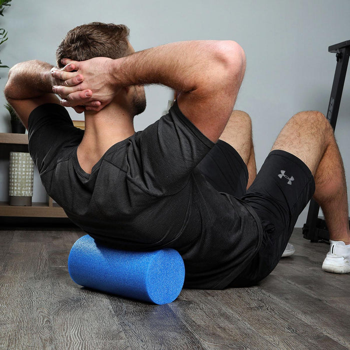 Blue foam rolls