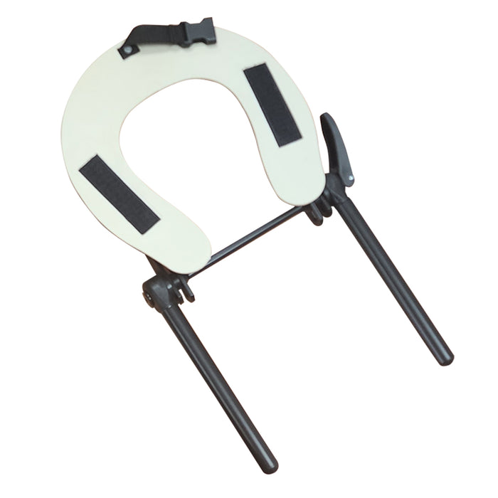 Ensemble appui-tête, coussin croissant et appui-bras pour table de massage, noir