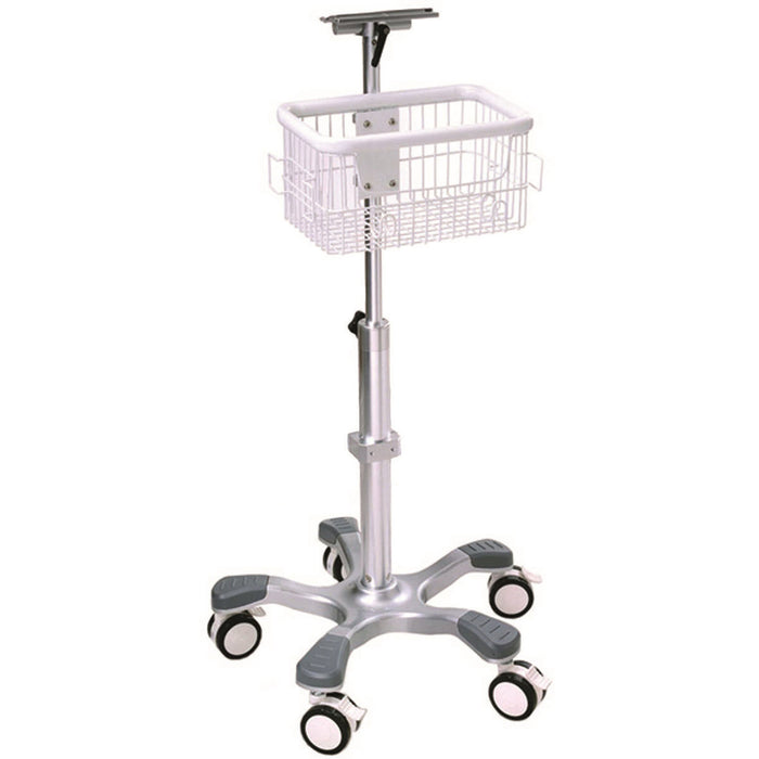 Mobile stand w/basket for Edan M3, iM3,iM50 & X8, X10 monitor