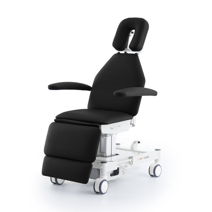 Chaise de procédure multifonctionnelle (manette seulement), Noir, Base ivoire