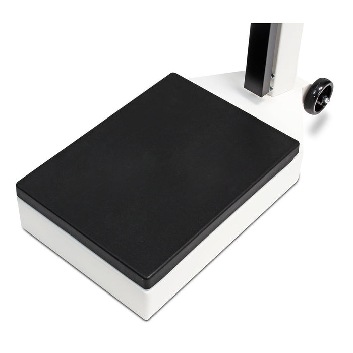 Medical beam scale with height rod