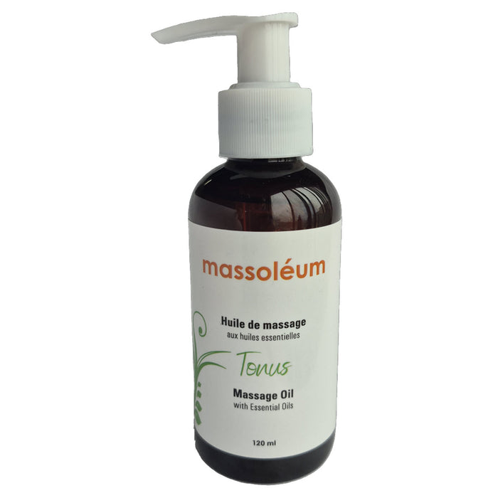 Massage Oil with Essential Oils "Tonus" 120 ml (4.06 oz fl US)