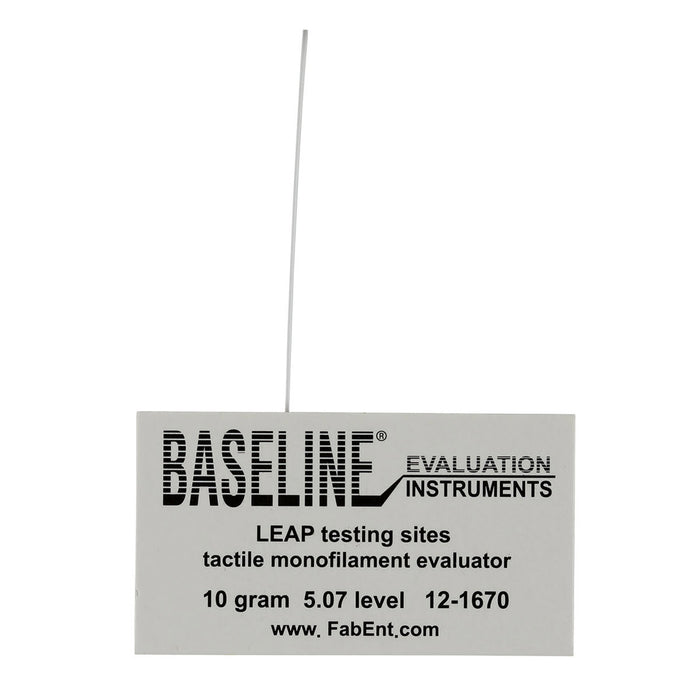 Évaluateur tactile monofilament Baseline jetable, niveau 5.07 - 10 gm