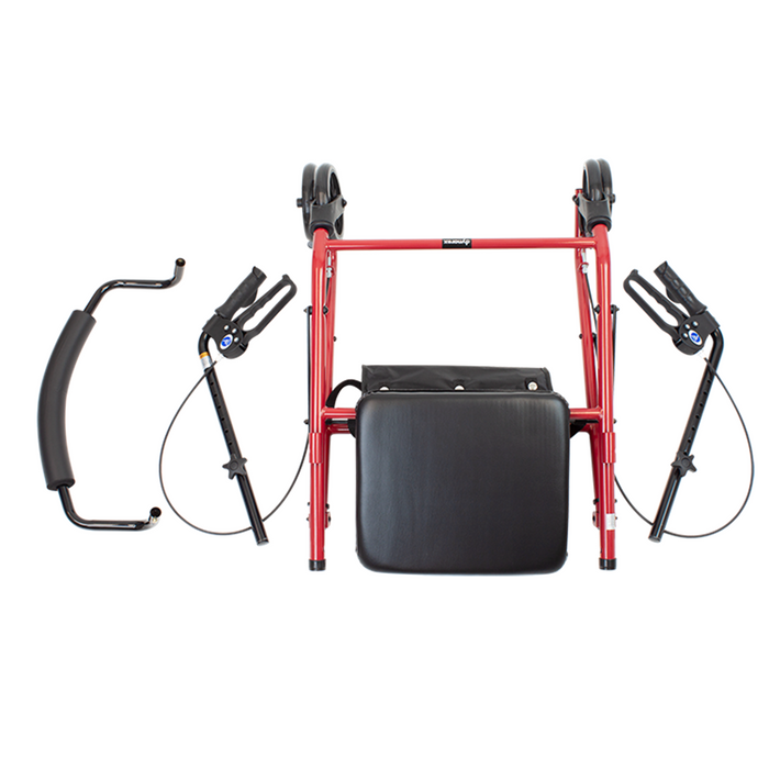 Dynago Advantage rollator with brake and seat