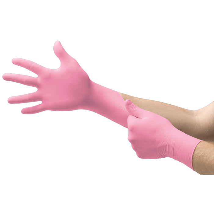 Micro-touch™ Nitrafree™ Pink Nitrile Gloves