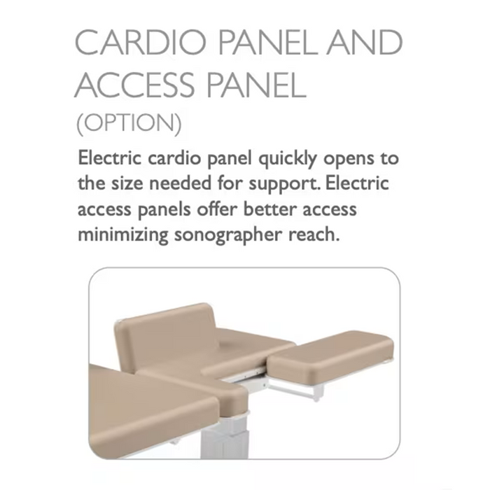 Oakworks 3 section ultrasound table
