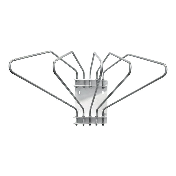 Five Arm Lead Apron Wall Rack - Right