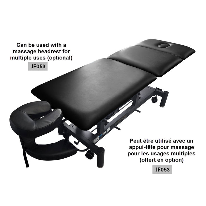 Table de traitement 3 sections EL03PRO avec moteur rapide de Coinfycare