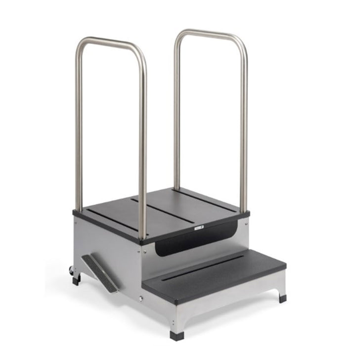 Two-Step Platform with 360° Swivel System for Lateral Radiography