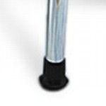 TREPIEDI et béquilles   Embout de rechange en caoutchouc   Ø 20 mm noir deambulatori Ducomi® embouts pour bâtons de marche 
