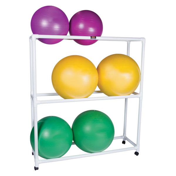 Mobile PVC balls support 