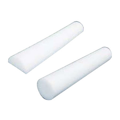White foam rolls