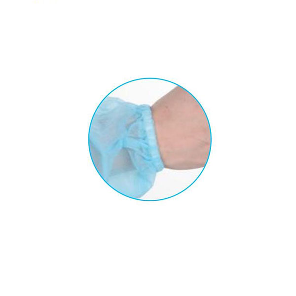 Disposable isolation gown - level 3 with elastic cuffs