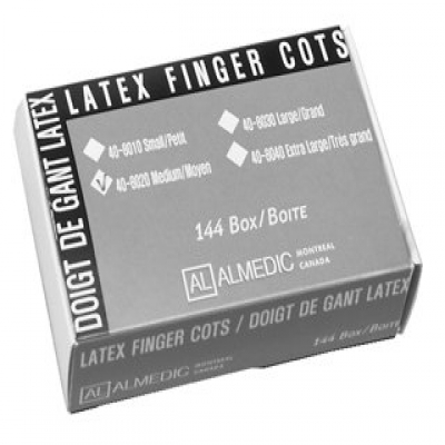 Latex finger cot Almedic