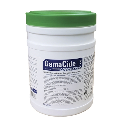 GamaCide3 Surface disinfectant wipes