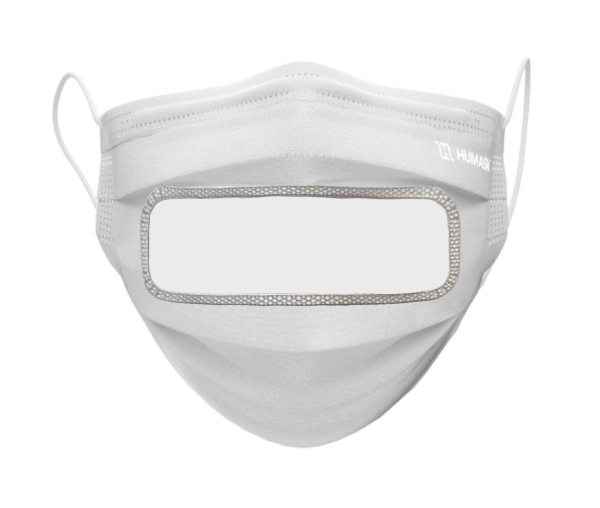 Le masque complet et le film protecteur en plastique transparent 2 masques  inversés doivent être décollés (2)