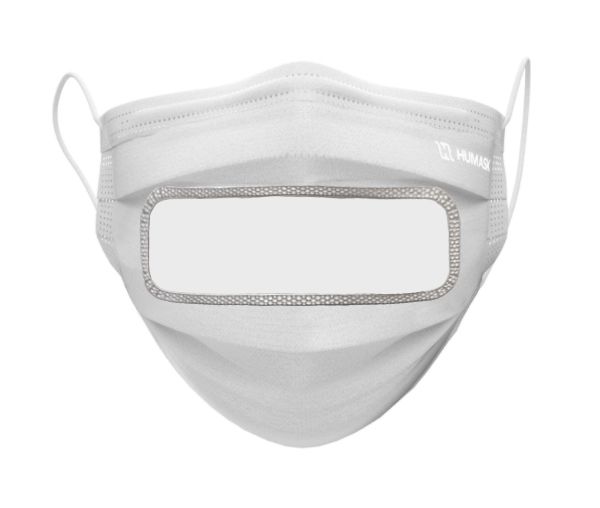 Humask Pro Vision surgical masks with clear window - ASTM Level 3