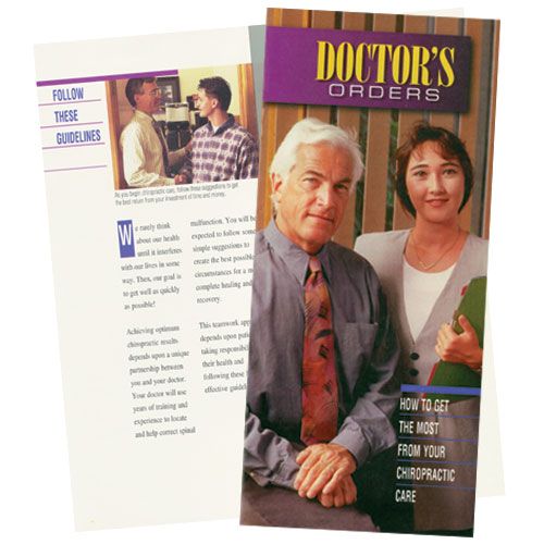 Brochure "Doctor's orders"