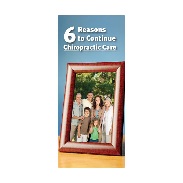 Brochure "Six reasons to continue chiropractic care"